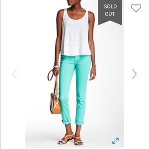 Tractr Hi-Rise Ankle Crop Jeans
